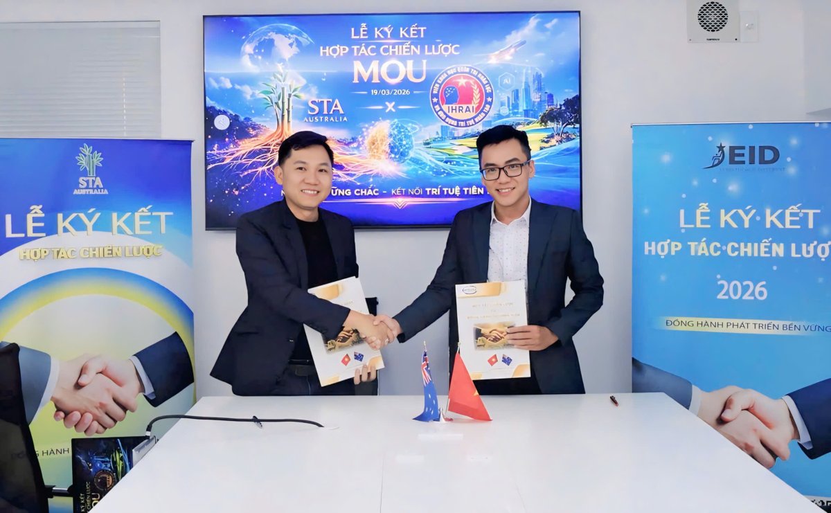 IHRAI và STA Australia ký kết hợp tác chiến lược 5 năm: Thiết lập nền tảng cố vấn và giáo dục xuyên biên giới