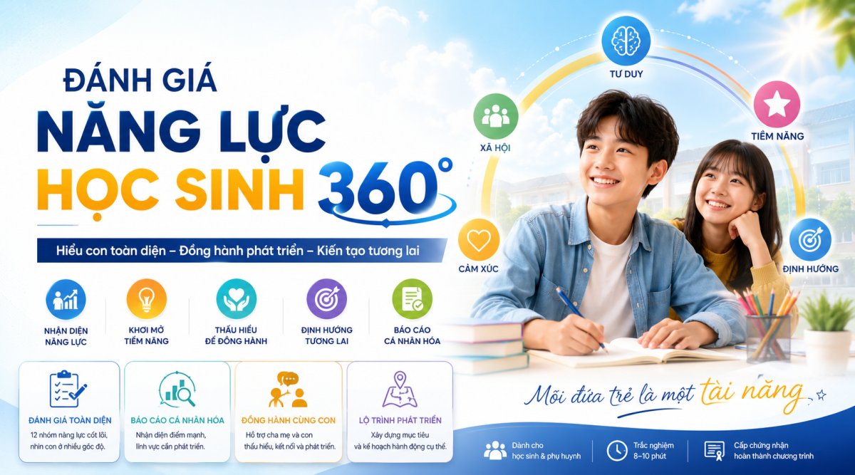 Đánh giá năng lực học sinh 360°